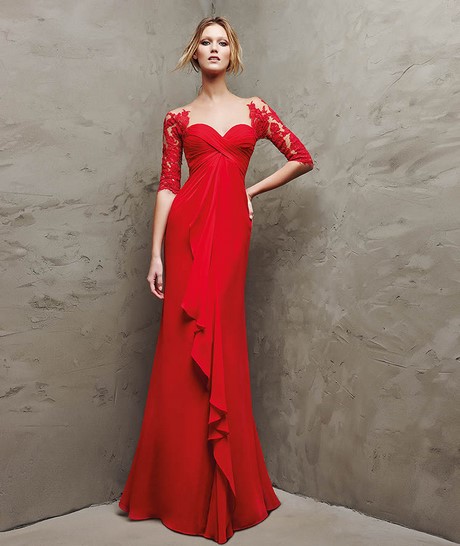 Robe soirée en dentelle 2017