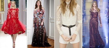 Robe soirée en dentelle 2017