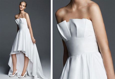 Robe de mariée 2019 courte devant longue derriere