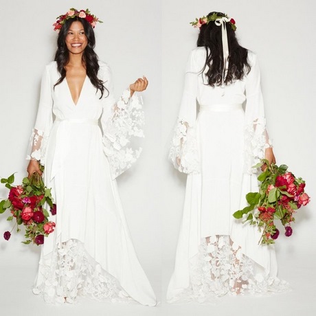 Robe de mariée manche longue 2019