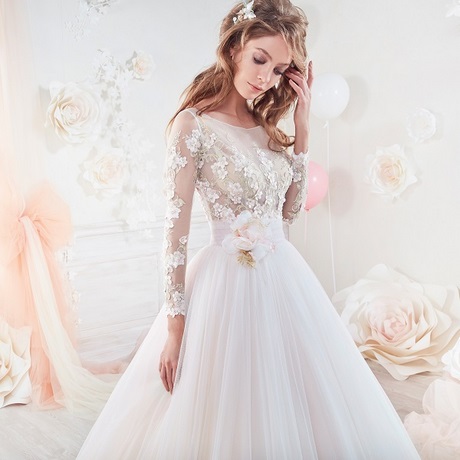 Robe de mariée manche longue 2019