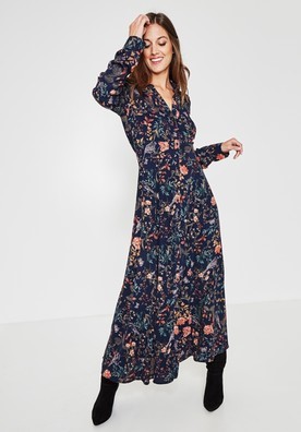 Robe longue noire ete 2019