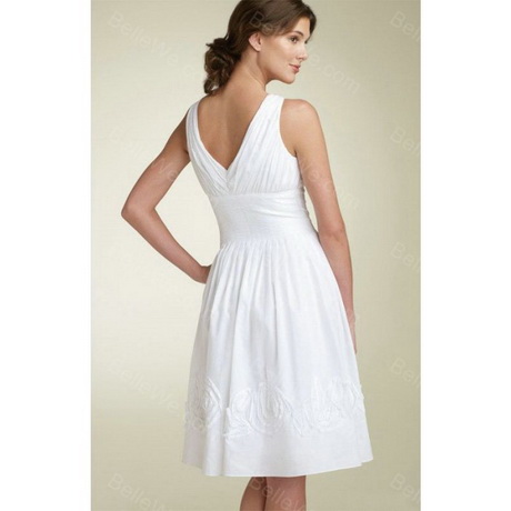 Robe courte blanche dentelle