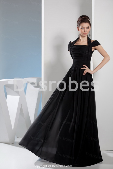 Robe de ceremonie noire