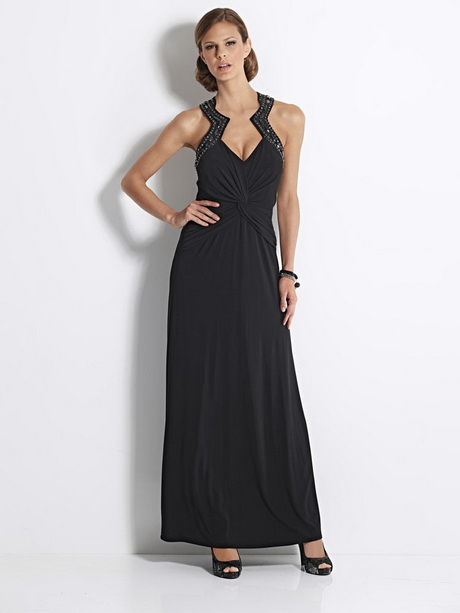 Robe de soirée noir longue