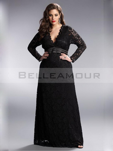 Robe de soirée noir longue