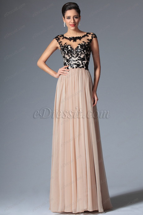 Robe de soiree longue en dentelle