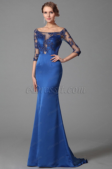 Robe de soiree longue en dentelle