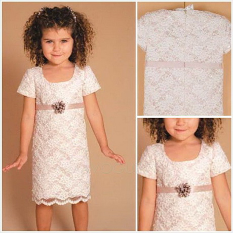 Robe dentelle enfant