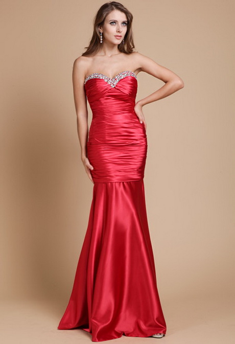 Robe rouge de soiree