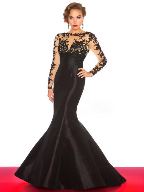 Robe soiree noir dentelle