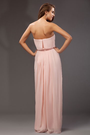 Longue robe rose