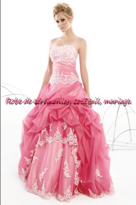 Princesse robe rose