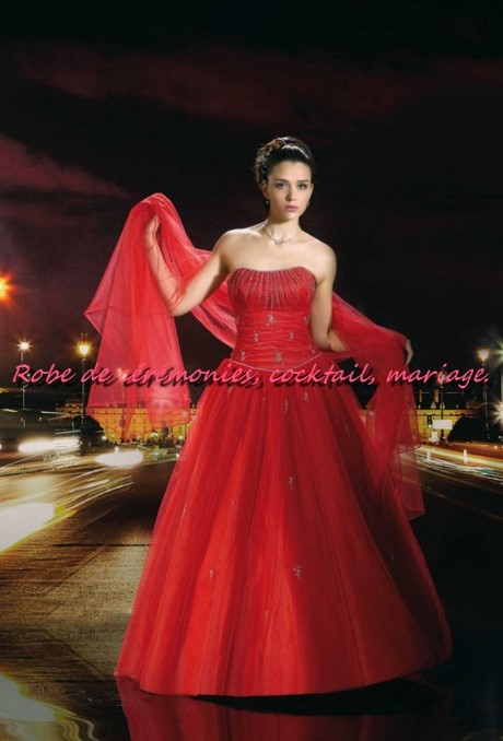 Princesse robe rouge