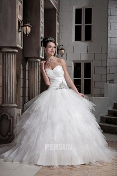 Robe blanche de princesse