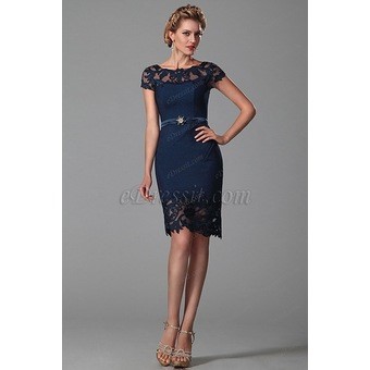 Robe bleu marine chic