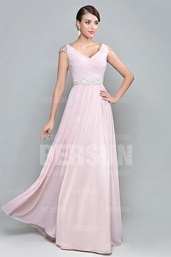 Robe cocktail longue mariage