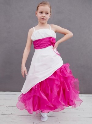 Robe de ceremonie fushia