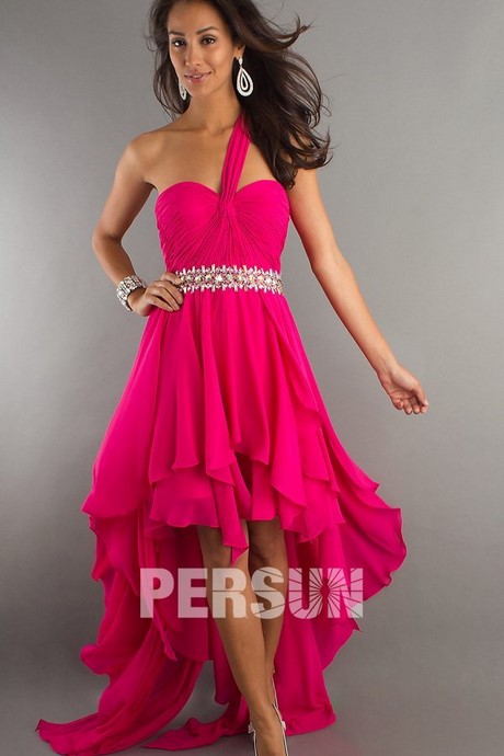 Robe de ceremonie fushia