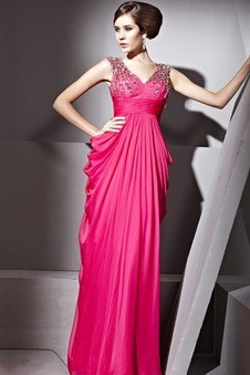 Robe de ceremonie fushia