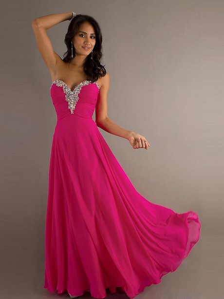 Robe de ceremonie fushia