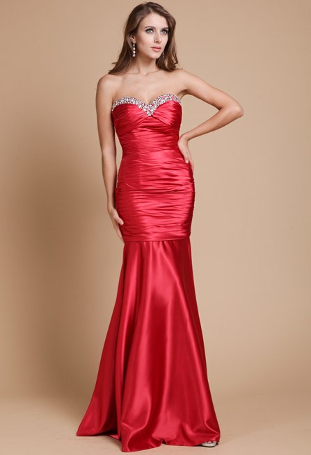 Robe de fete rouge