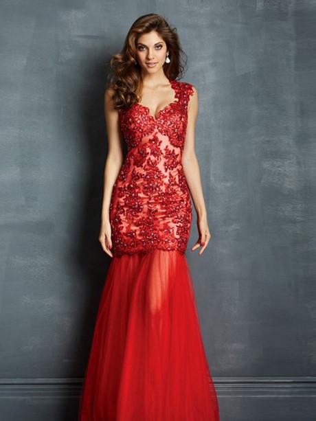 Robe de gala rouge