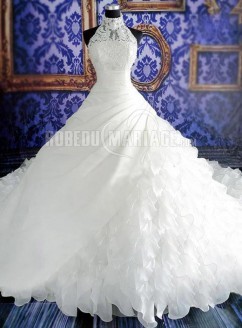 Robe de mariée de princesse de luxe