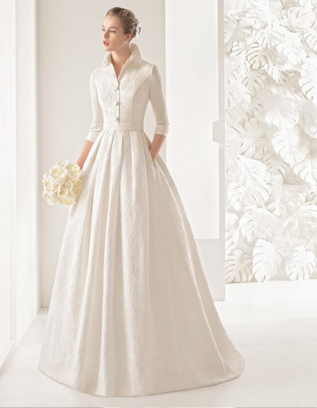 Robe de mariée en hiver