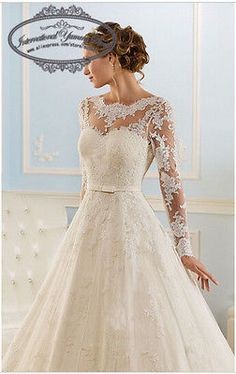 Robe de mariée longue dentelle