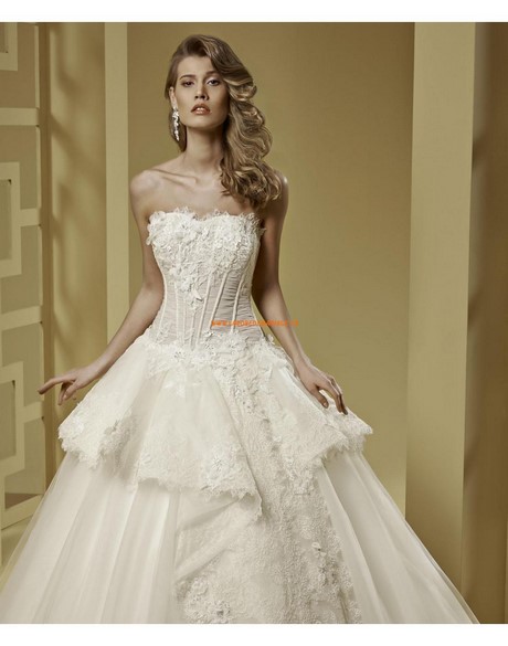 Robe de mariée princesse bustier