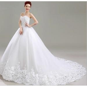 Robe de mariée princesse manche dentelle