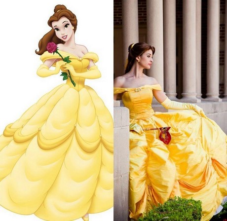 Robe de princesse belle disney