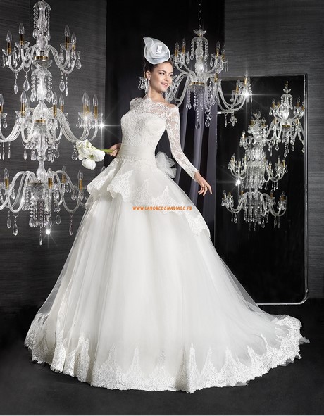 Robe de princesse manche longue