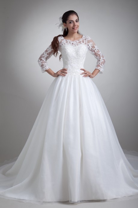 Robe de princesse manche longue