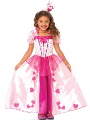 Robe de princesse rose fille