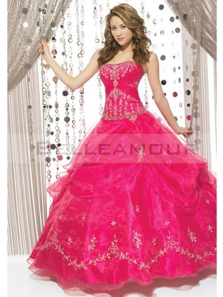 Robe de princesse rose