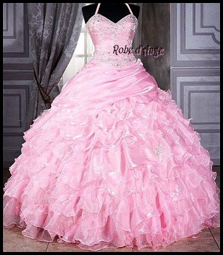 Robe de princesse rose