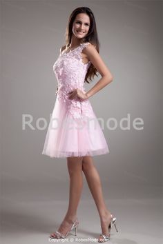 Robe de temoin rose