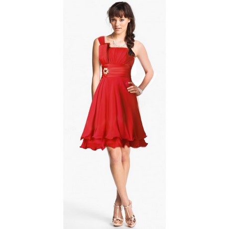 Robe de temoin rouge