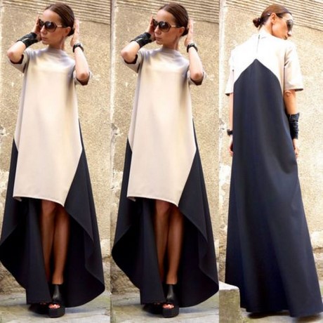 Robe femme asymétrique