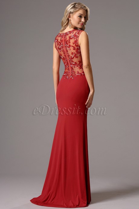 Robe gala rouge