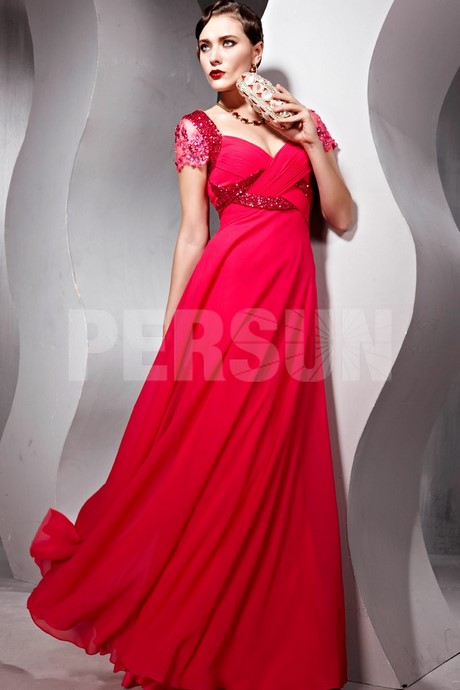 Robe gala rouge