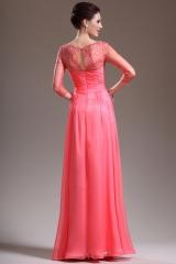 Robe longue corail