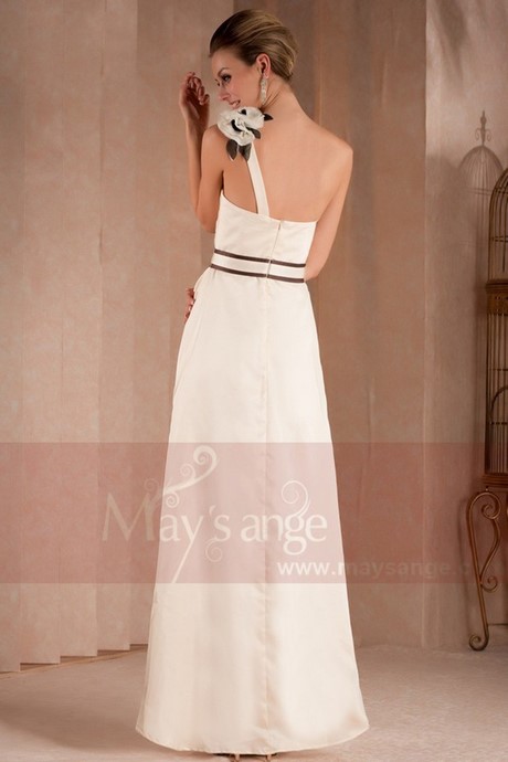 Robe longue creme