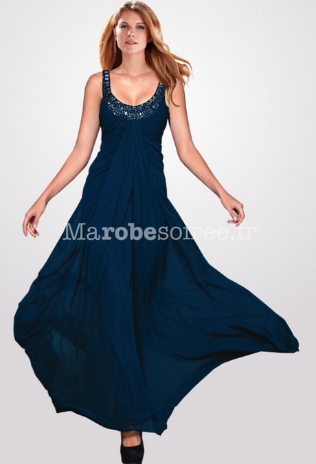 Robe longue empire