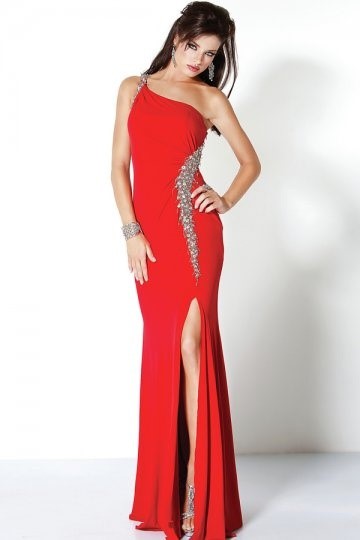 Robe longue fente