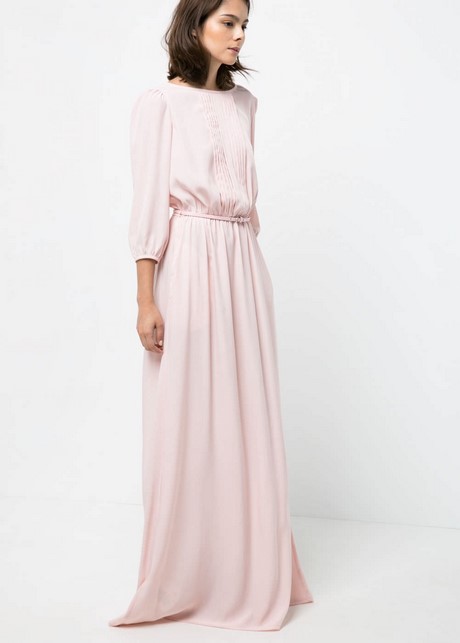 Robe longue pastel