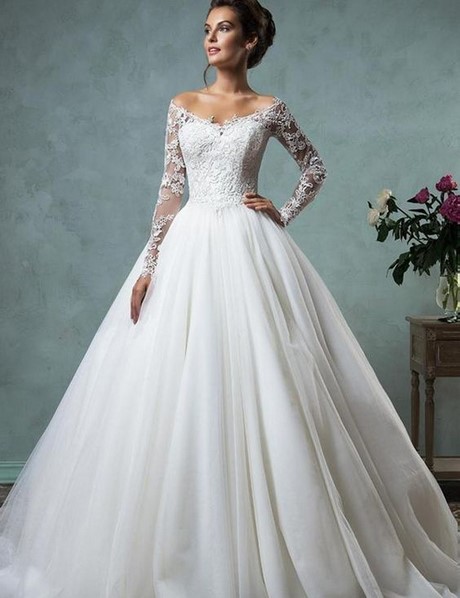 Robe mariée manche longue