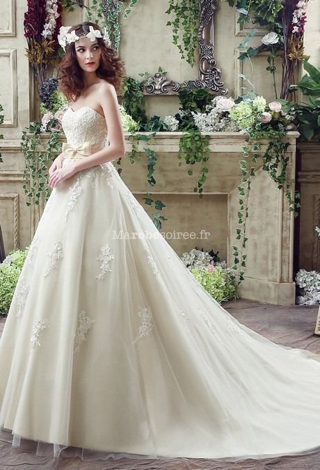 Robe mariée princesse traine